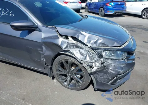 2019 Honda Civic Sport из США, поврежденный, VIN 2HGFC4B87KH307919